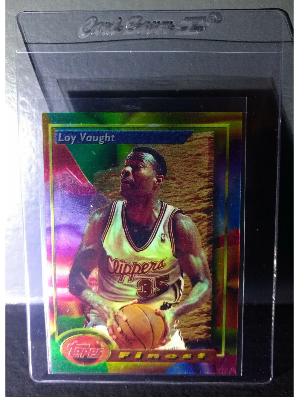 1993-94 Topps Finest Loy Vaught #86 Basketball Card